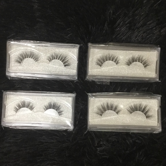 🖤4 Pairs False Mink Eyelashes🖤 - Picture 1 of 8